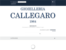 Tablet Screenshot of callegaro.com